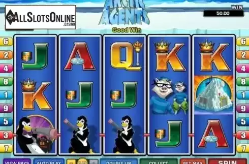 Screen3. Arctic Agents from Microgaming