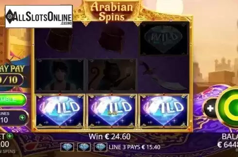 Win Screen 1. Arabian Spins from Booming Games