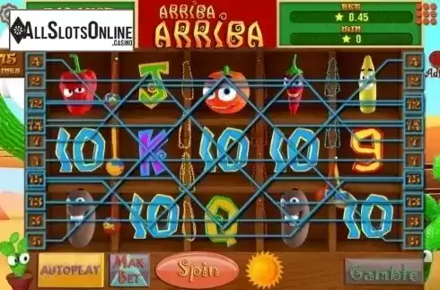 Screen3. Arriba Arriba from Booming Games