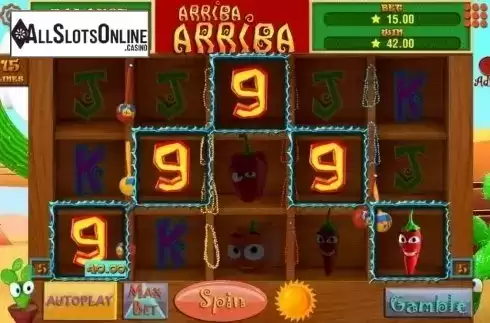 Screen6. Arriba Arriba from Booming Games