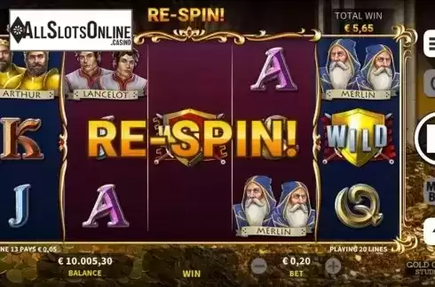 Free Spins 5. Arthurs Gold from Gold Coin Studios
