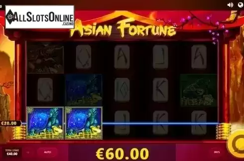 Win Screen. Asian Fortune from Red Tiger