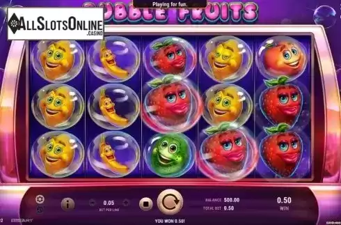 Win Screen 2. Bubble Fruits from GameArt