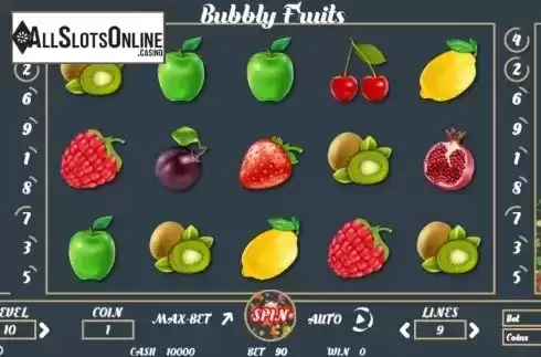 Reel screen. Bubbly Fruits from BetConstruct
