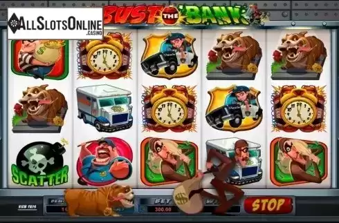Screen7. Bust The Bank from Microgaming