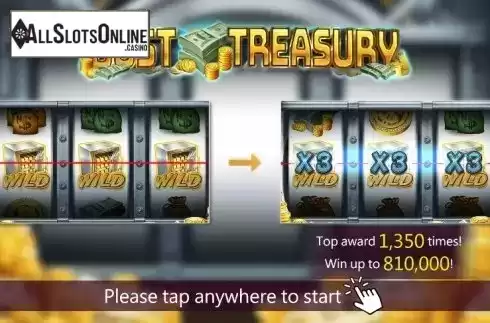 Start screen 1. Bust Treasury from Dragoon Soft