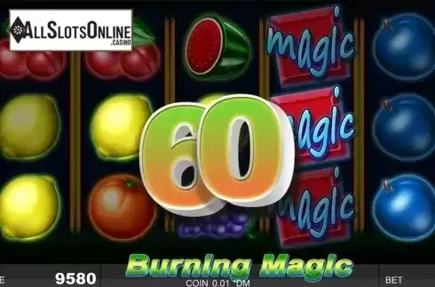 Win screen. Burning Magic from Noble Gaming
