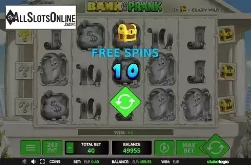 Screen 4. Bank or Prank from StakeLogic
