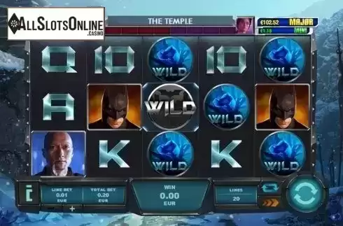 Game Workflow screen. Batman Begins from Playtech