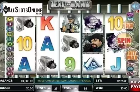 Screen5. Beat The Bank from Wager Gaming