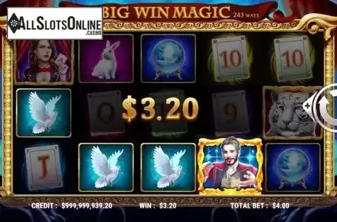 Win screen. Big Win Magic from Slot Factory