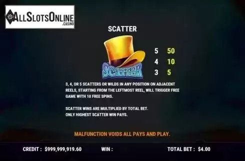Scatter Screen. Big Win Magic from Slot Factory