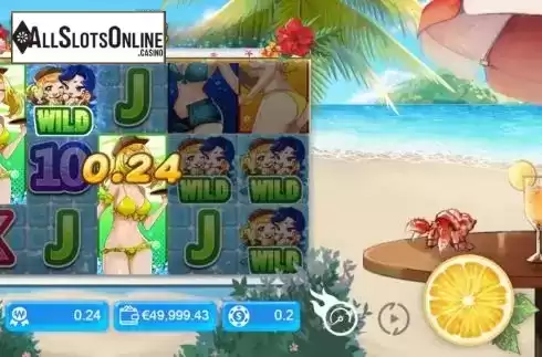 Win screen. Bikini Queens from Manna Play