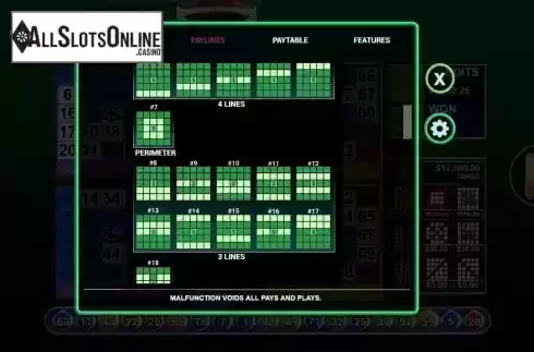 Paytable 3