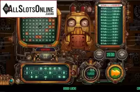 Screen3. Bingo Machine from Spinmatic