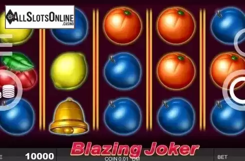 Reels screen. Blazing Joker from Noble Gaming