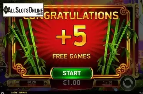 Free Spins 3. Blazing Tiger from Ruby Play