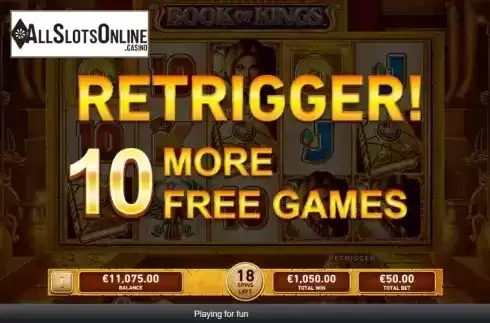 Free Spins 2. Book Of Kings from Rarestone Gaming