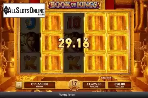 Free Spins 3. Book Of Kings from Rarestone Gaming