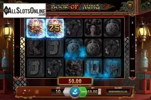 Win screen 3. Book of Ming from BF games