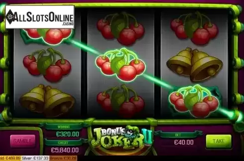 Win Screen . Bonus Joker 2 from Apollo Games