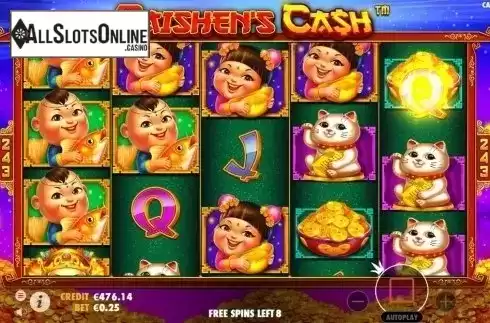 Free Spins Reels. Caishen's Cash from Pragmatic Play