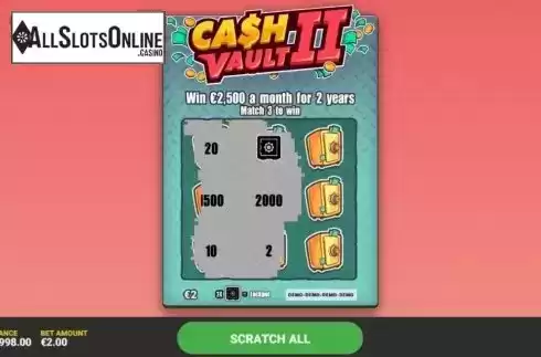 Game Screen 2. Cash Vault II from Hacksaw Gaming
