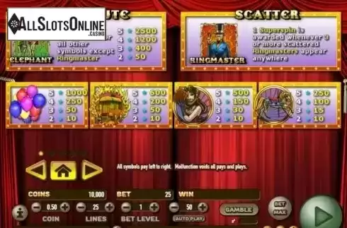 Screen2. Carnival Cash from Habanero