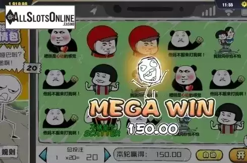 Mega Win. Cheeky Emojis from Dream Tech
