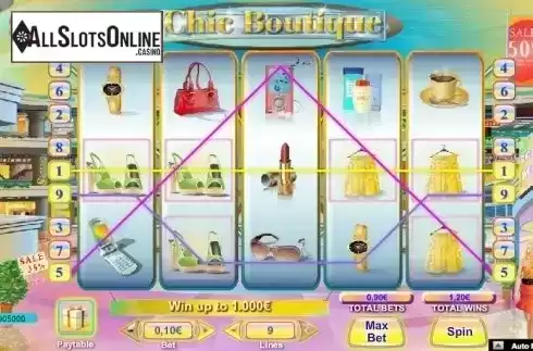 Screen 1. Chic Boutique from NeoGames