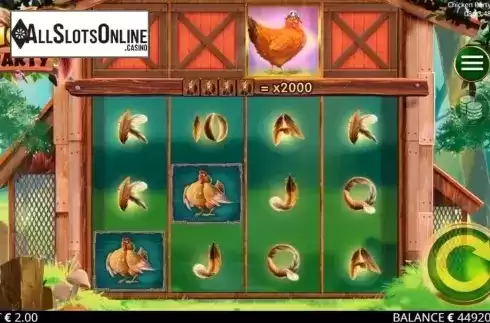 Reel Screen. Chicken Party from Booming Games