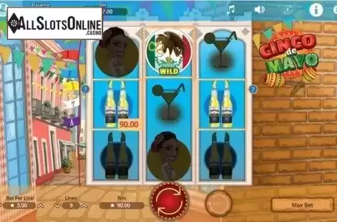 Win screen. Cinco de Mayo (Booming Games) from Booming Games
