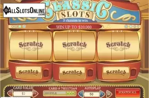Game Screen. Classic Slots from Playtech