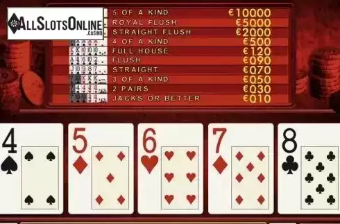 Screen4. Classic Poker from Merkur