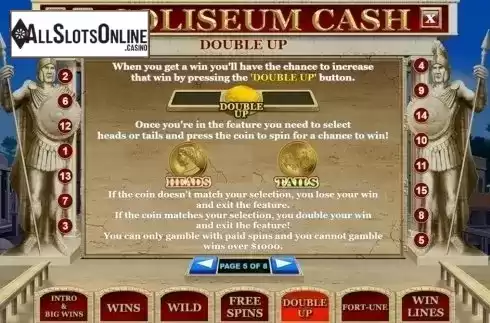 Features 2. Coliseum Cash from Slot Factory