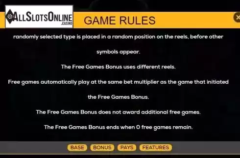 Game rules 3