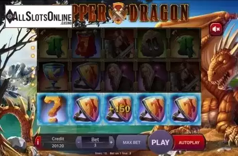 Win screen . Copper Dragon from Mancala Gaming
