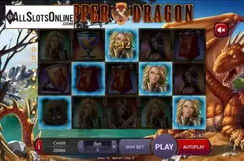 Win screen 3. Copper Dragon from Mancala Gaming