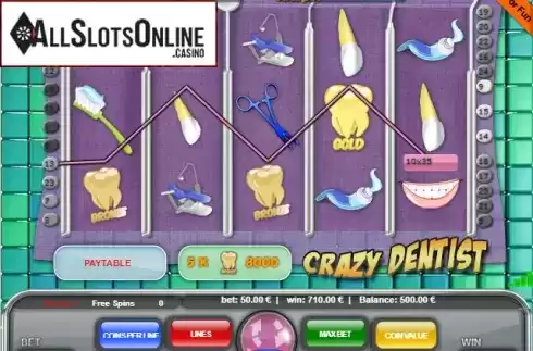 Screen3. Crazy Dentist from Portomaso Gaming