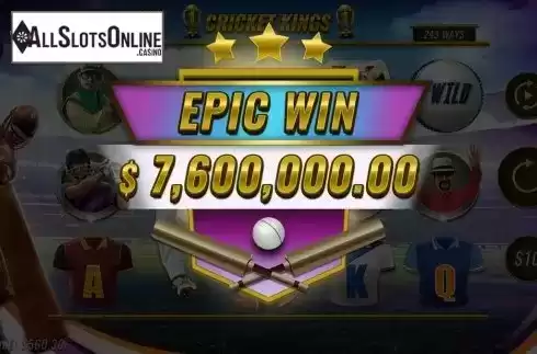 Epic Win. Cricket Kings from Woohoo