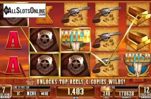 Win Screen 5. Dueling Wilds from Incredible Technologies