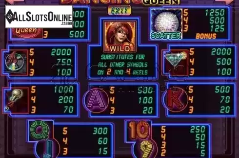 Screen7. Dancing Queen from Casino Technology