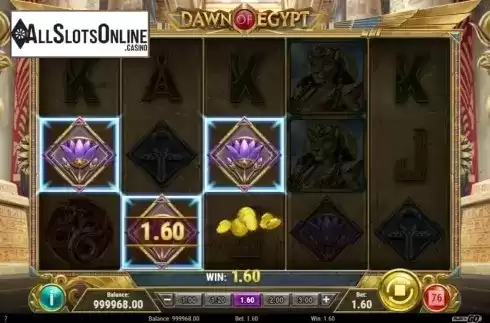Win Screen 2. Dawn of Egypt from Play'n Go
