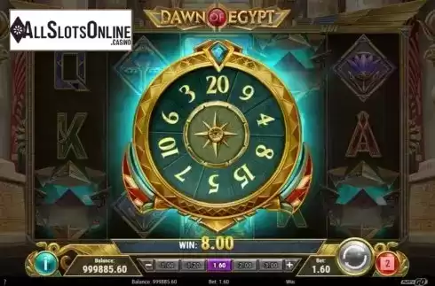 Bonus Wheel. Dawn of Egypt from Play'n Go