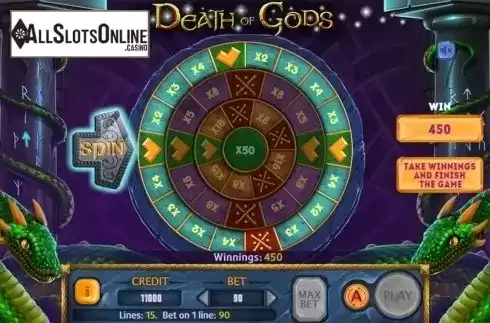 Game workflow 5. Death Of Gods from X Line
