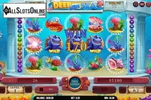 Free Spins. Deep Blue Sea from Fugaso