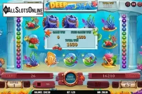 Free Spins. Deep Blue Sea from Fugaso