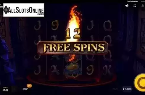 Free Spins Awarded. Devil's Number from Red Tiger