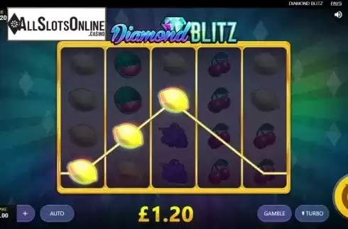 Win Screen 1. Diamond Blitz from Red Tiger
