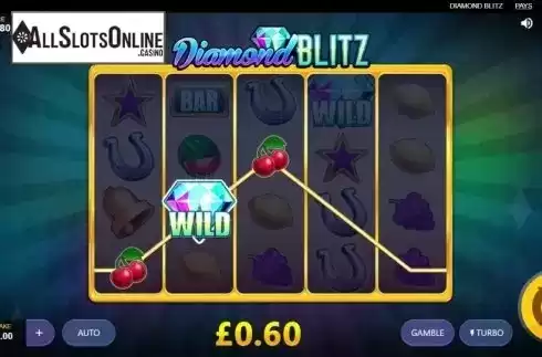 Win Screen 2. Diamond Blitz from Red Tiger